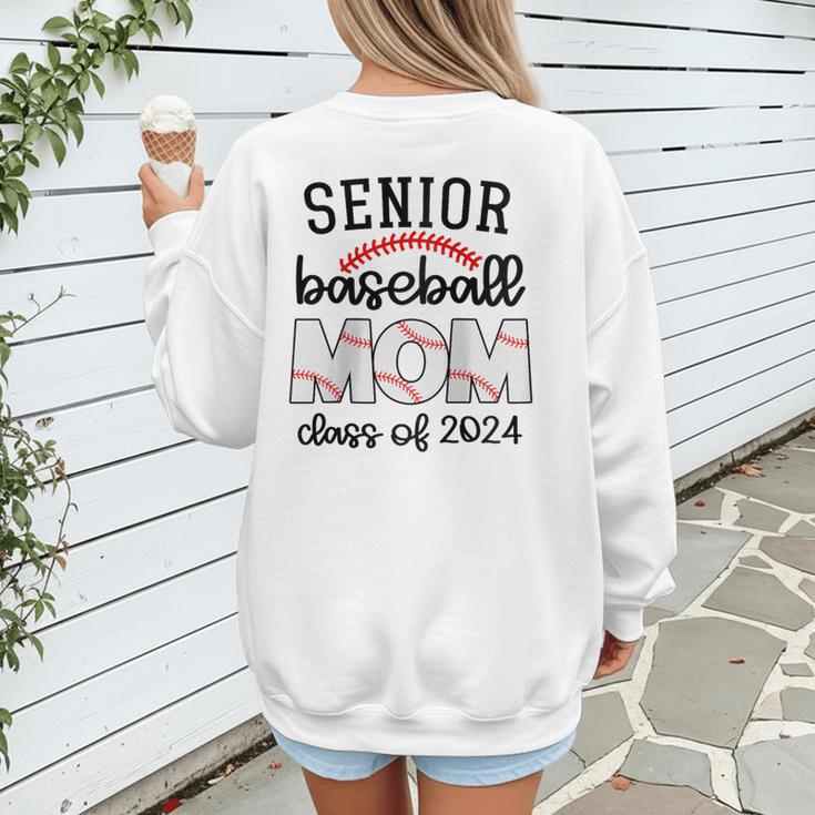 Senior Baseball Mom Class Of 2024 High School College Sports Raglan Baseball Tee Women's Sweatshirt Back Print Senior Baseball Mom Class Of 2024 High School College Sports Raglan Baseball Tee Women's Sweatshirt Back Print