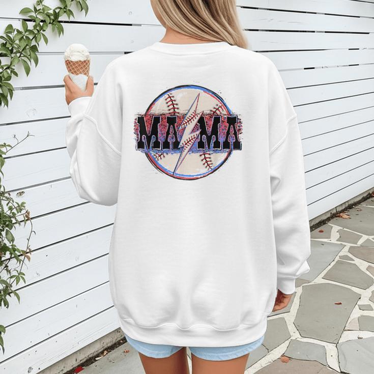 T Ball Mama Baseball Mama Baseball Mom Women's Sweatshirt Back Print T Ball Mama Baseball Mama Baseball Mom Women's Sweatshirt Back Print