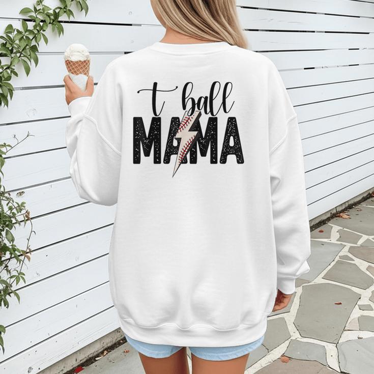 T-Ball Mama Baseball Mama Baseball Mom Women's Sweatshirt Back Print T-Ball Mama Baseball Mama Baseball Mom Women's Sweatshirt Back Print