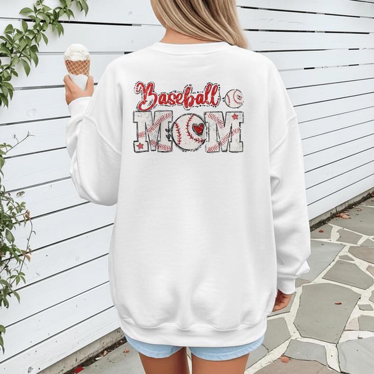 Vintage Baseball Mom Sport Humor Raglan Baseball Tee Women's Sweatshirt Back Print Vintage Baseball Mom Sport Humor Raglan Baseball Tee Women's Sweatshirt Back Print