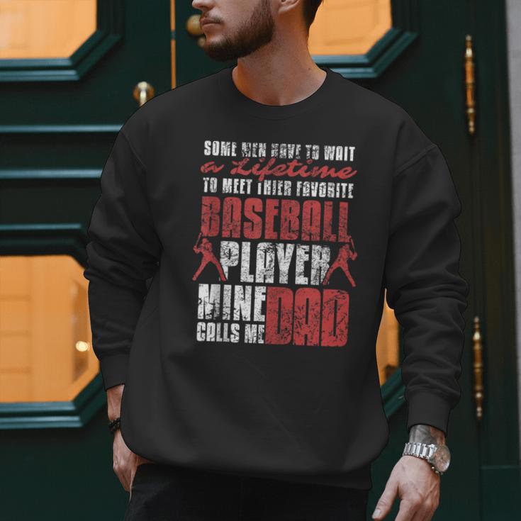 Baseball Dad Cute Love Sports Pitcher Catcher Baseball Men Sweatshirt Baseball Dad Cute Love Sports Pitcher Catcher Baseball Men Sweatshirt