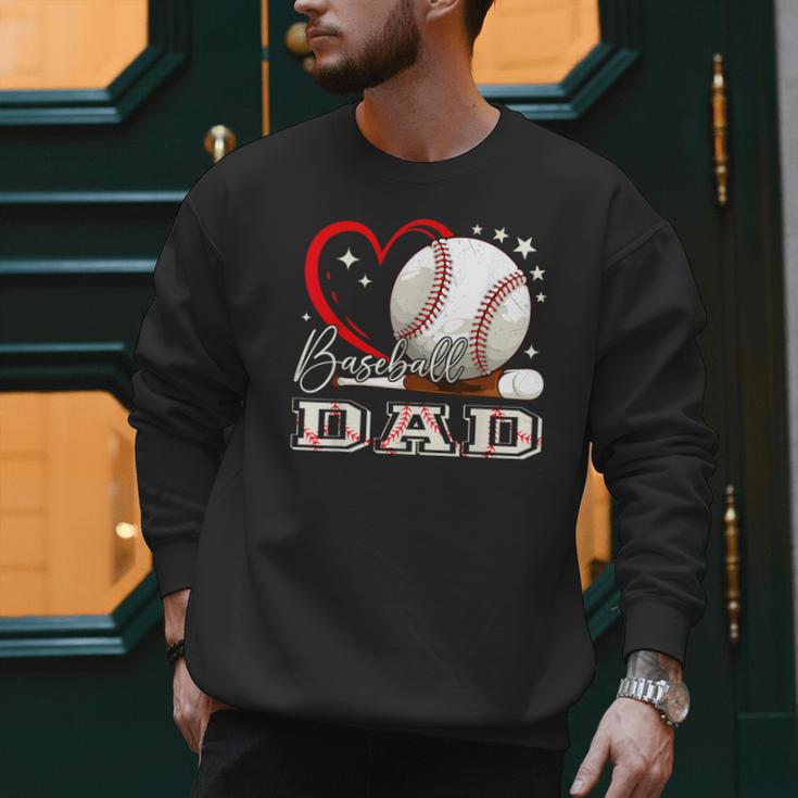 Baseball Dad Family Matching Cute Baseball Lover Men Sweatshirt Baseball Dad Family Matching Cute Baseball Lover Men Sweatshirt