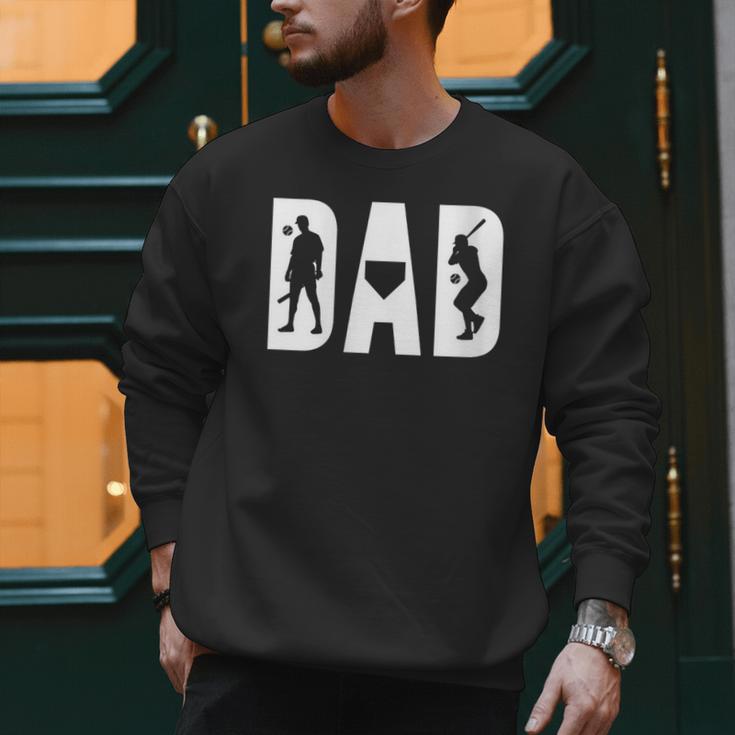 Baseball Dad Father's Day Birthday Baseball Graphic Men Sweatshirt Baseball Dad Father's Day Birthday Baseball Graphic Men Sweatshirt