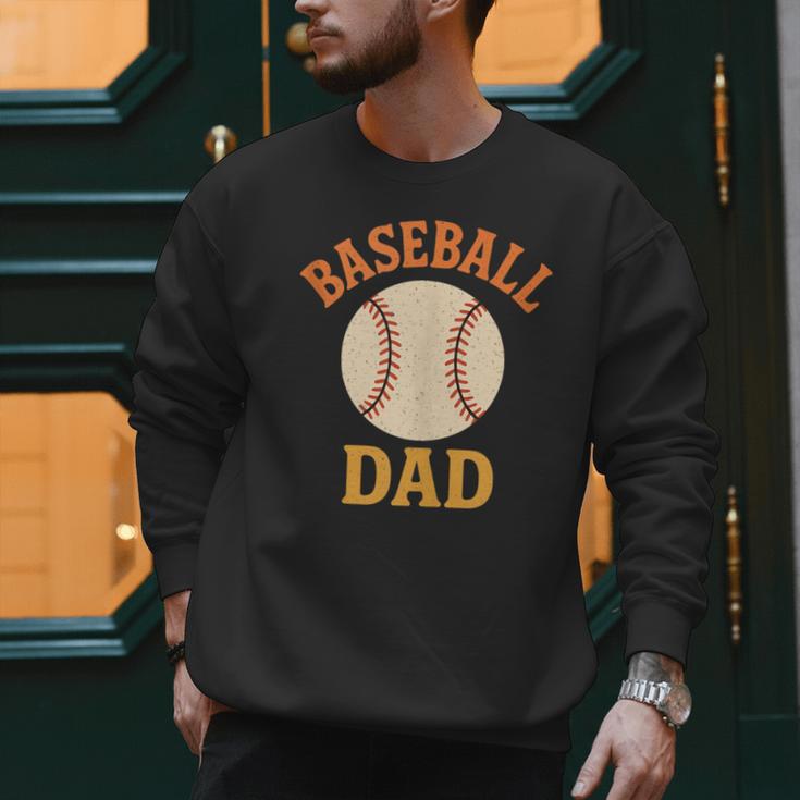 Baseball Dad Retro Vintage Father's Day Men Sweatshirt Baseball Dad Retro Vintage Father's Day Men Sweatshirt