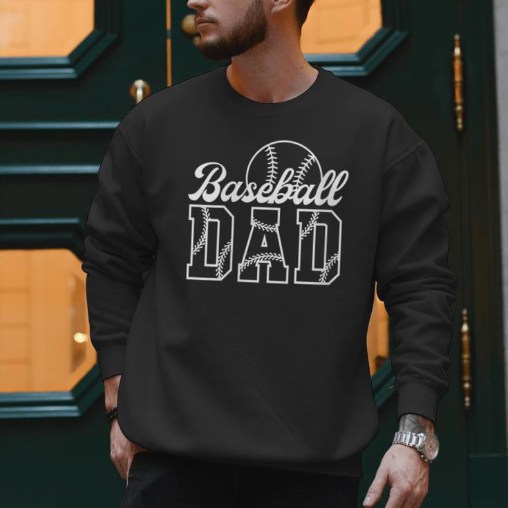 Baseball Dad Sports Lover Graphic Men Sweatshirt Baseball Dad Sports Lover Graphic Men Sweatshirt