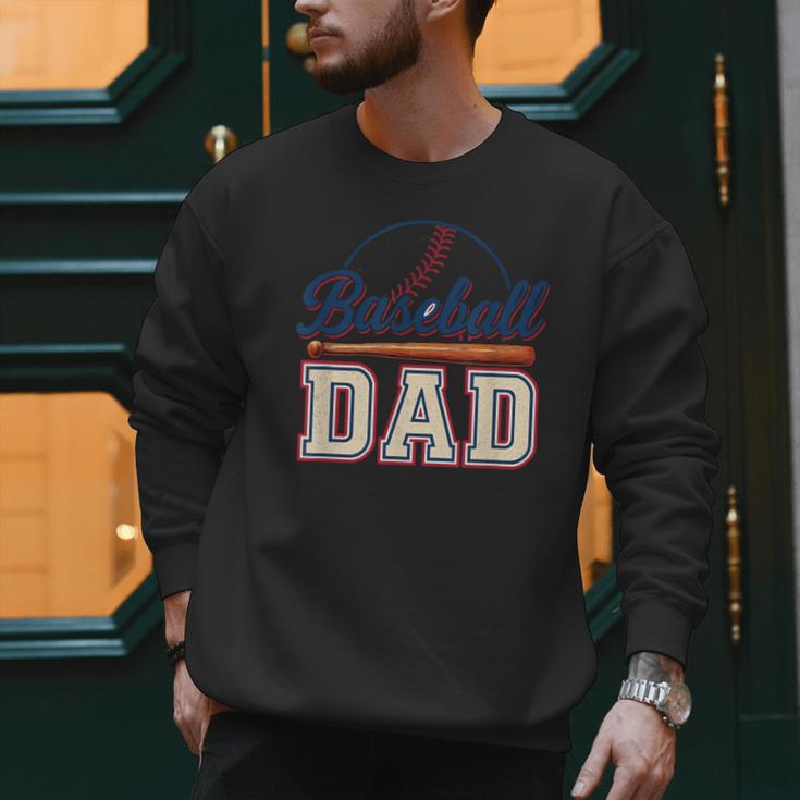 Baseball Dad Vintage Sports For Proud Fathers Men Sweatshirt Baseball Dad Vintage Sports For Proud Fathers Men Sweatshirt
