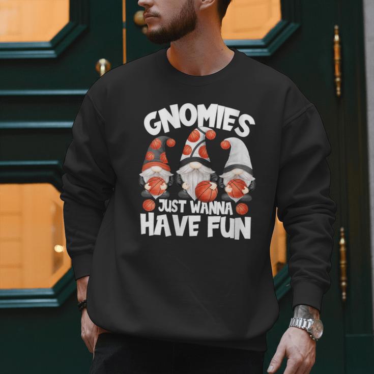 Basketball Gnomies Have Fun For Baseball Dad And Coach Men Sweatshirt Basketball Gnomies Have Fun For Baseball Dad And Coach Men Sweatshirt