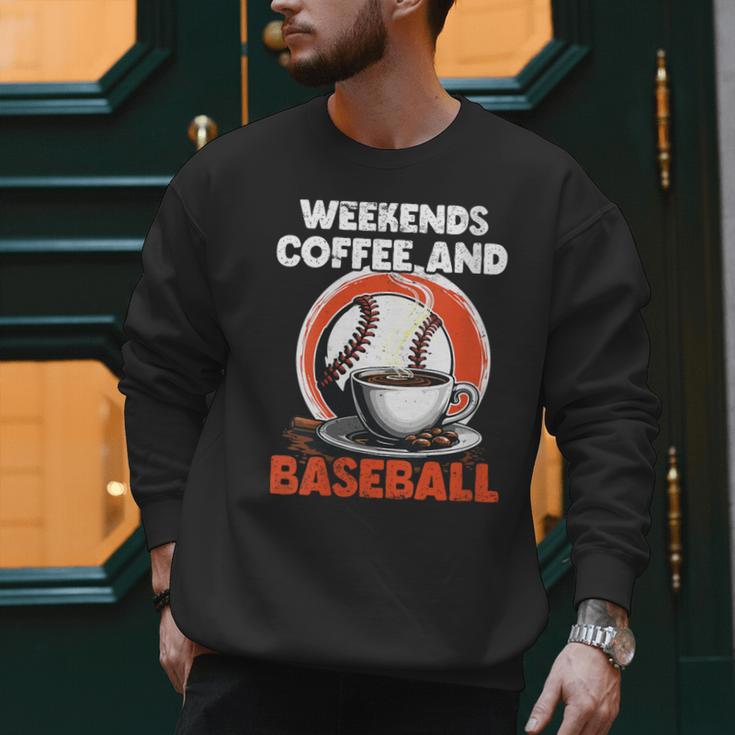 Fathers Day Baseball Dad Parent Men Sweatshirt