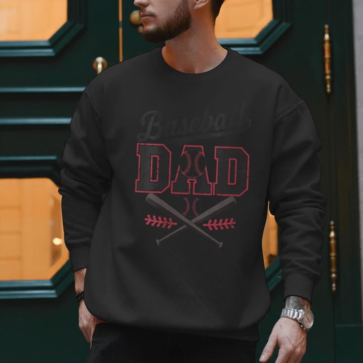 Vintage Baseball Dad Fathers Day Daddy Toddler Kids Boys Men Sweatshirt Vintage Baseball Dad Fathers Day Daddy Toddler Kids Boys Men Sweatshirt