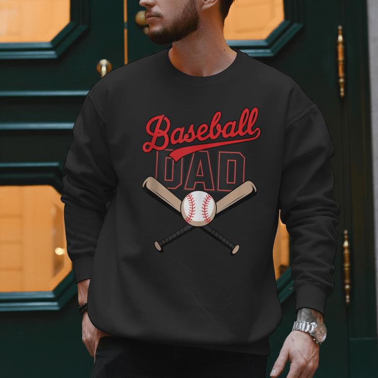 Vintage Baseball Dad Matching Family Father's Day Humor Dad Men Sweatshirt Vintage Baseball Dad Matching Family Father's Day Humor Dad Men Sweatshirt