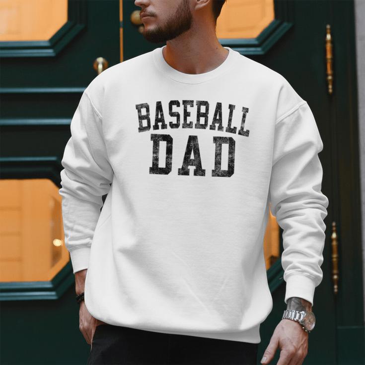 Baseball Dad Birthday Classic Bold Font Baseball Daddy Men Sweatshirt Baseball Dad Birthday Classic Bold Font Baseball Daddy Men Sweatshirt