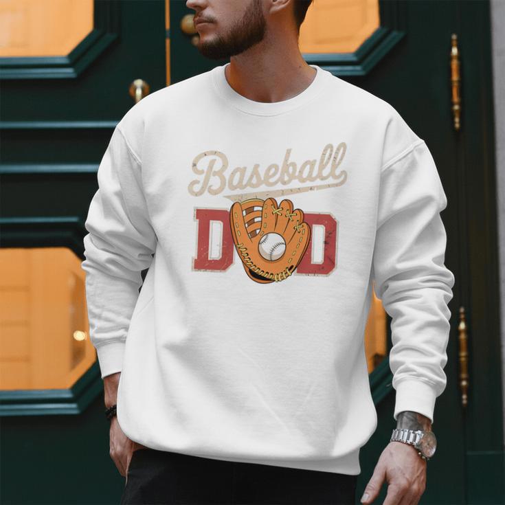 Baseball Dad Fireball Sports Father Fathers Day Daddy Premium Men Sweatshirt Baseball Dad Fireball Sports Father Fathers Day Daddy Premium Men Sweatshirt