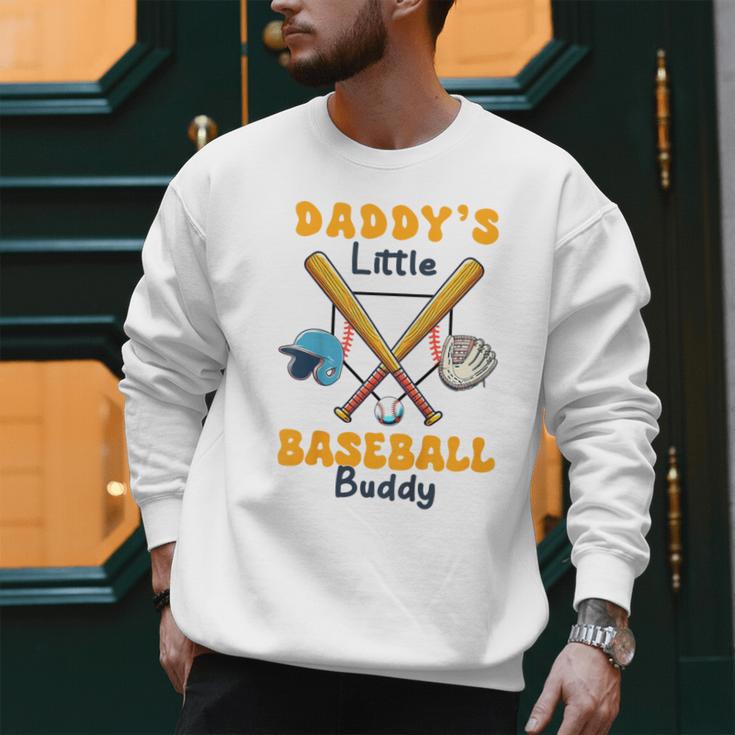 Baseball Daddy's Little Baseball Lover Kid Father's Day Men Sweatshirt