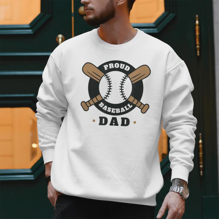 Proud Baseball Dad Men Sweatshirt Proud Baseball Dad Men Sweatshirt