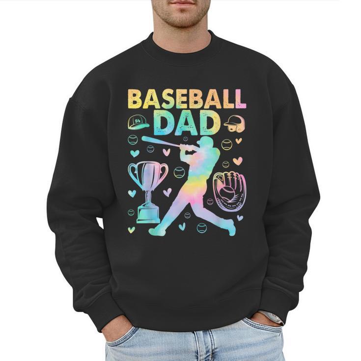 Baseball Dad Cool Fathers Day Coach Player Daddy Papa Men Men Sweatshirt