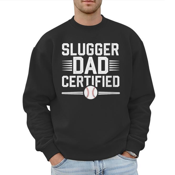 Baseball Dad Father Fathers Day Baseball Lovers Homerun Men Sweatshirt