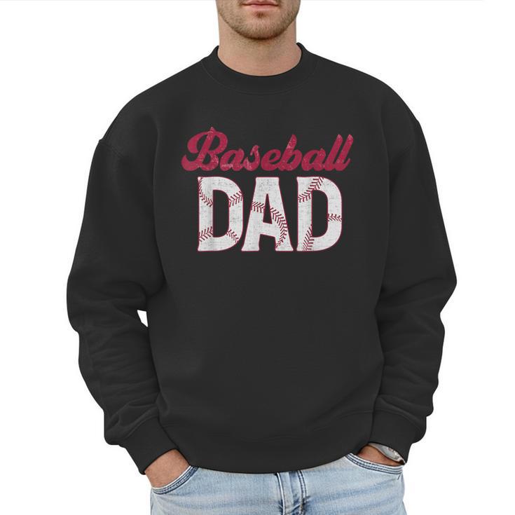 Baseball Dad For Father's Day Dad Daddy Baseball Lover Men Sweatshirt