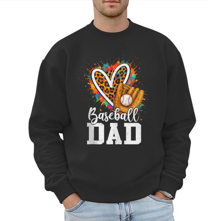 Baseball Dad Fathers Day Men Sweatshirt