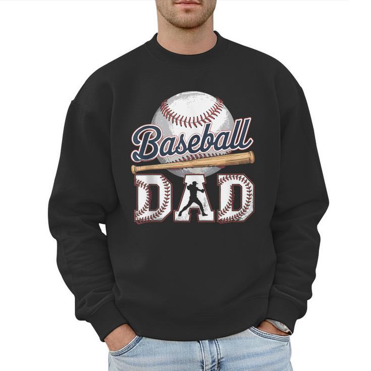 Baseball Dad Father's Day Sports Baseball Lover Men Sweatshirt Baseball Dad Father's Day Sports Baseball Lover Men Sweatshirt