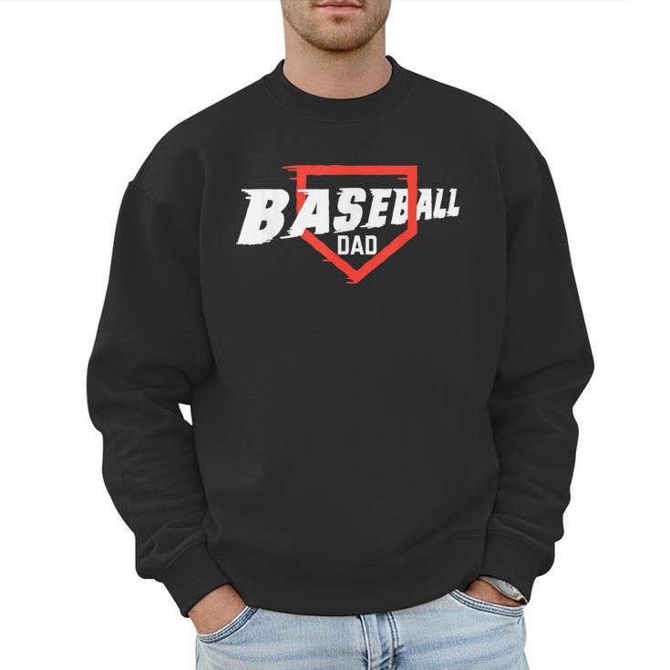 Baseball Dad Field Day Baseball Fans Family Matching Men Sweatshirt