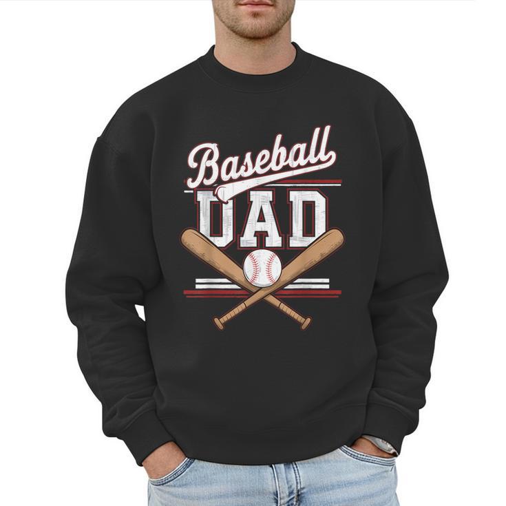 Baseball Dad Sports Lover Father's Day Father In Law Men Sweatshirt