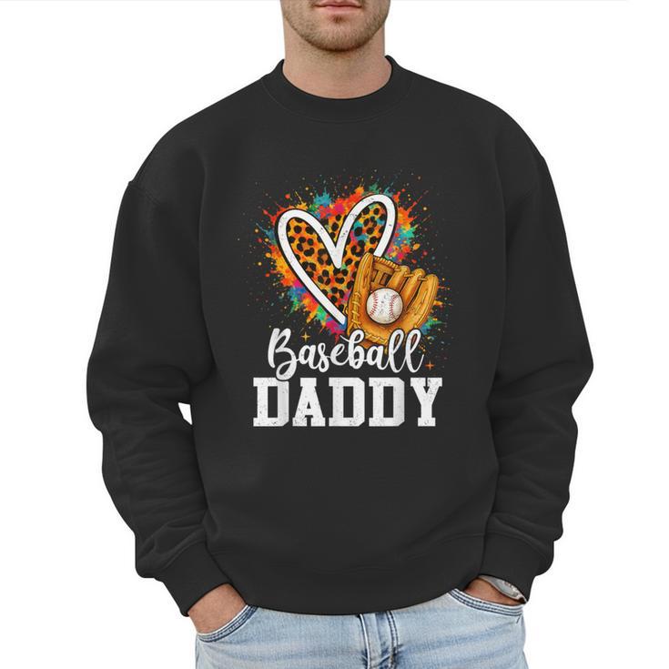 Baseball Daddy Fathers Day Men Sweatshirt