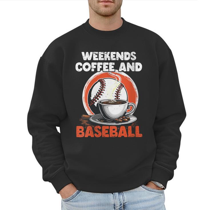 Fathers Day Baseball Dad Parent Men Sweatshirt