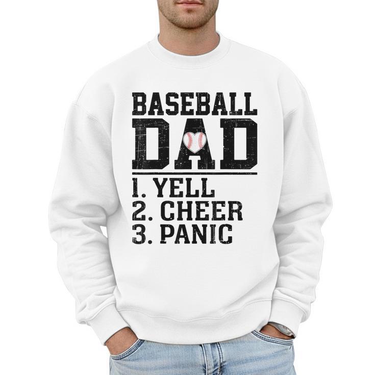 Baseball Dad Parent Of Player Family Sports Fan Lover Men Sweatshirt