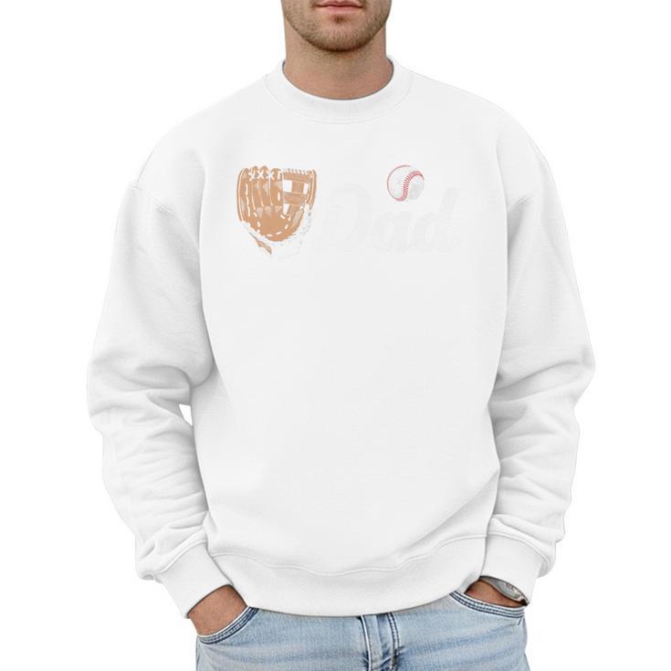 Baseball Dad Softball Dad Father's Day Premium Men Sweatshirt