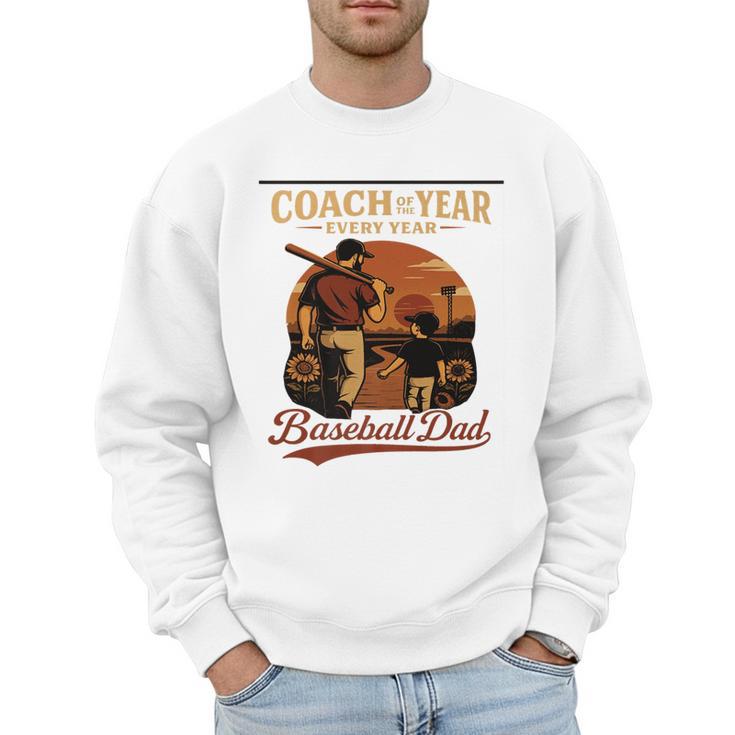 Coach Of The Year – Baseball Dad Every Year Premium Men Sweatshirt