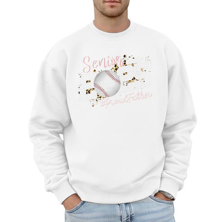 Proud Father Of A 2025 Senior Baseball Dad Graduation Premium Men Sweatshirt