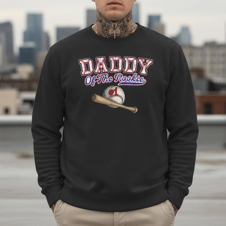1st One Birthday Baseball Dad Daddy Of The Rookie Vintage Men Sweatshirt 1st One Birthday Baseball Dad Daddy Of The Rookie Vintage Men Sweatshirt