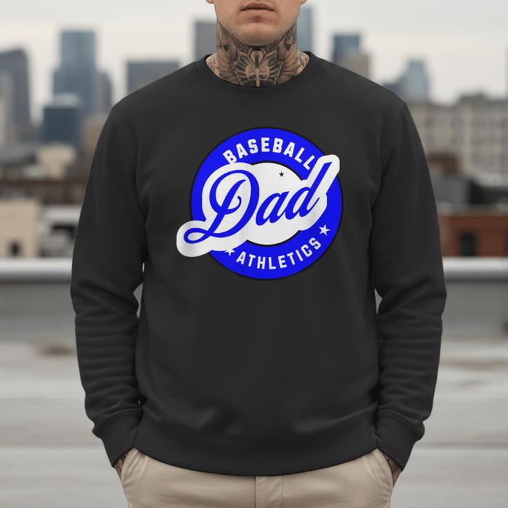 Baseball Dad Athletics For The Dad Who Loves Baseball Games Men Sweatshirt