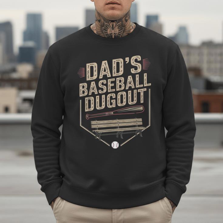 Baseball Baseball Dad Dugout Family Matching Men Sweatshirt Baseball Baseball Dad Dugout Family Matching Men Sweatshirt