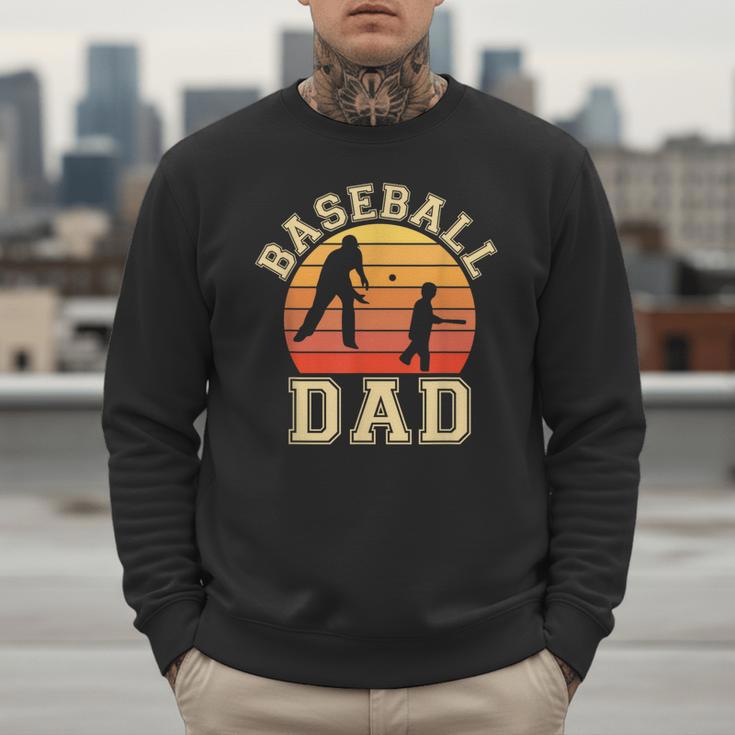 Baseball Dad Father Son Proud Daddy Papa Grandpa Sports Men Sweatshirt Baseball Dad Father Son Proud Daddy Papa Grandpa Sports Men Sweatshirt