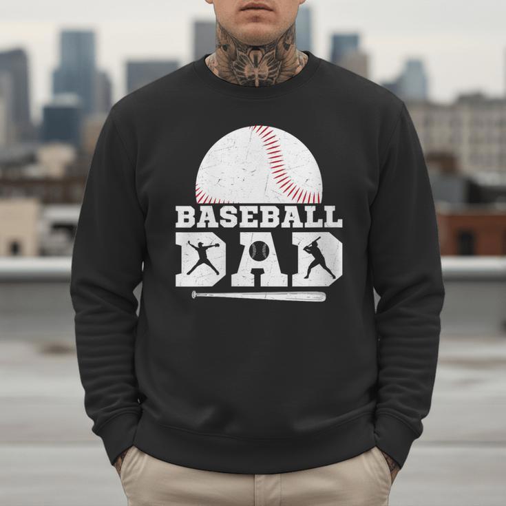 Baseball Dad Father Sport Fan Men Sweatshirt Baseball Dad Father Sport Fan Men Sweatshirt