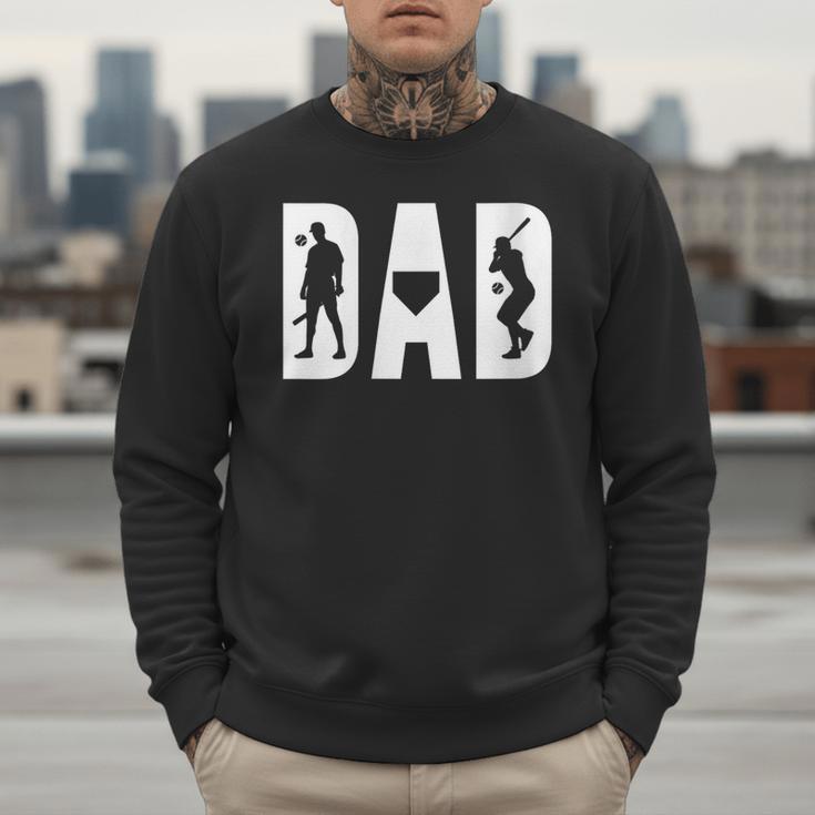 Baseball Dad Father's Day Birthday Baseball Graphic Men Sweatshirt Baseball Dad Father's Day Birthday Baseball Graphic Men Sweatshirt