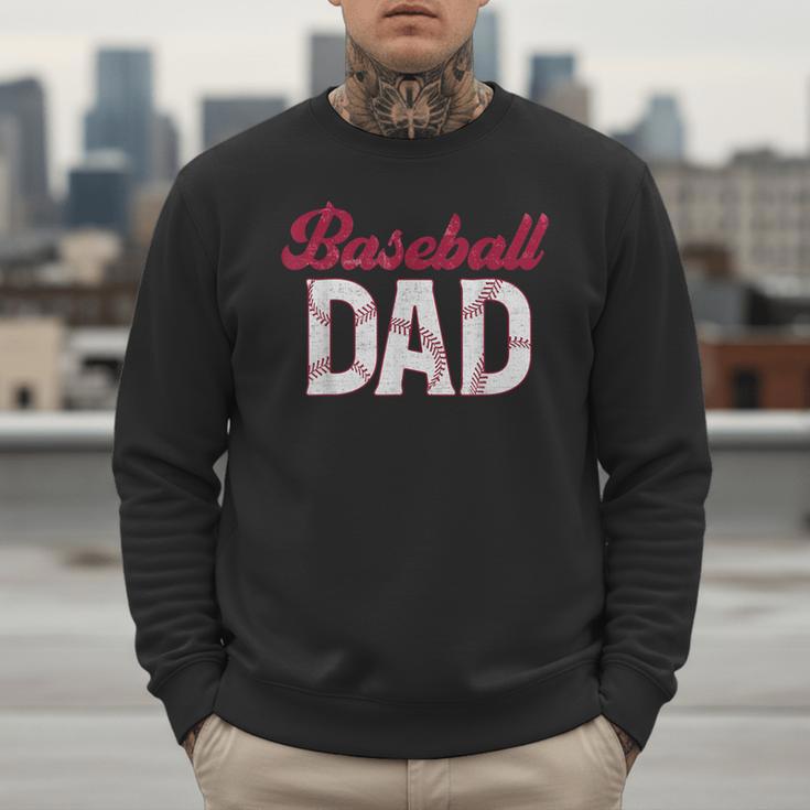 Baseball Dad For Father's Day Dad Daddy Baseball Lover Men Sweatshirt