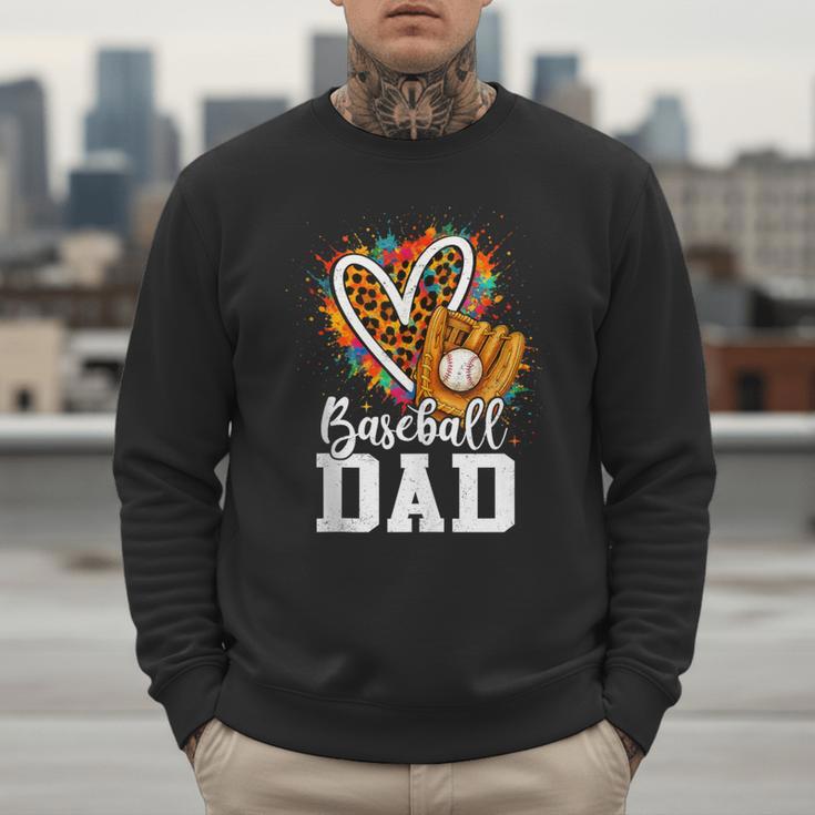 Baseball Dad Fathers Day Men Sweatshirt