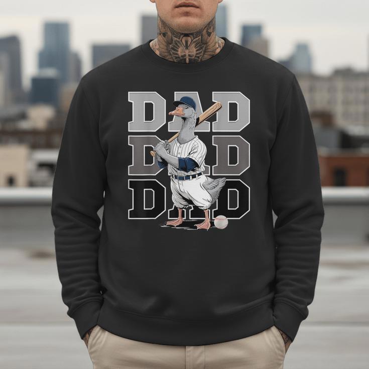 Baseball Dad Goose Sports Lover Father's Day Tee Men Sweatshirt Baseball Dad Goose Sports Lover Father's Day Tee Men Sweatshirt