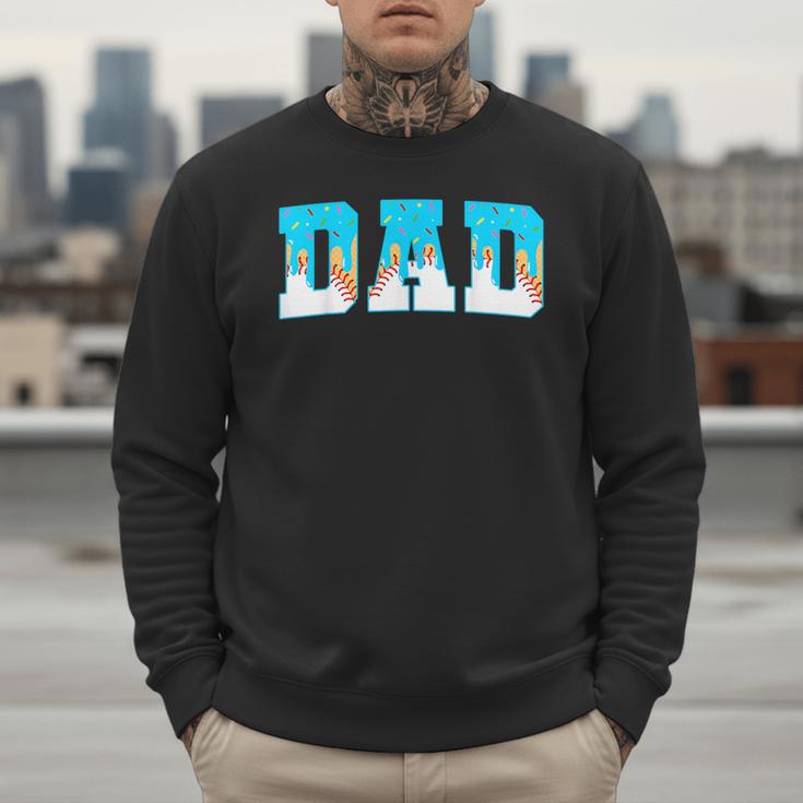 Baseball Dad Ice Cream Drip Happy Fathers Day Men Sweatshirt Baseball Dad Ice Cream Drip Happy Fathers Day Men Sweatshirt