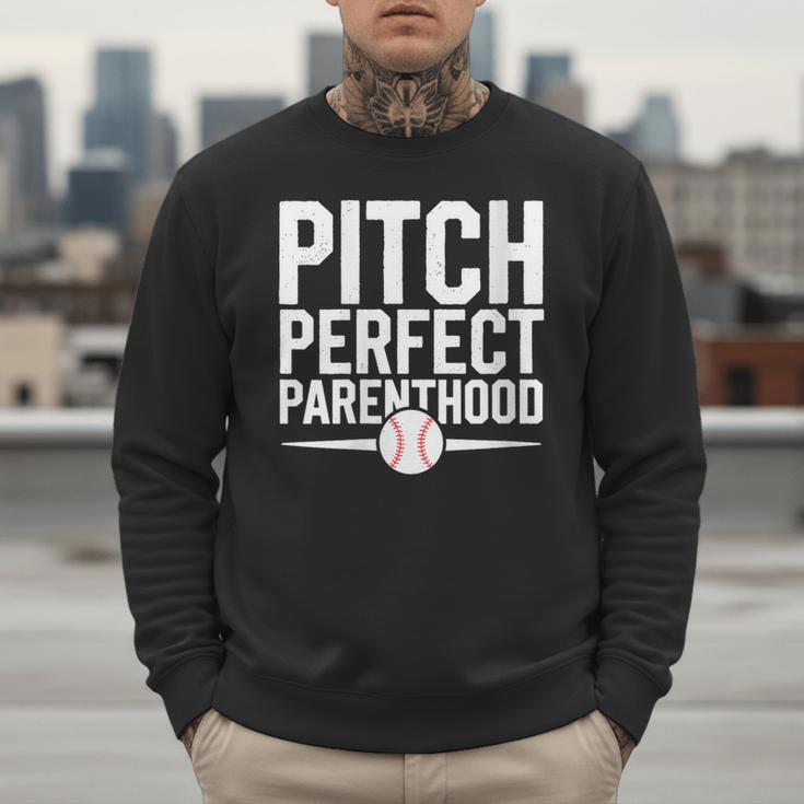 Baseball Dad Baseball Lovers Homerun Fathers Day Father Men Sweatshirt