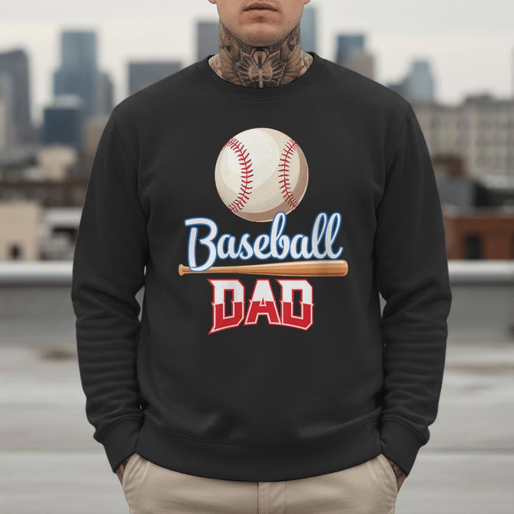 Baseball Dad Quote Father's Day Sports Men Sweatshirt