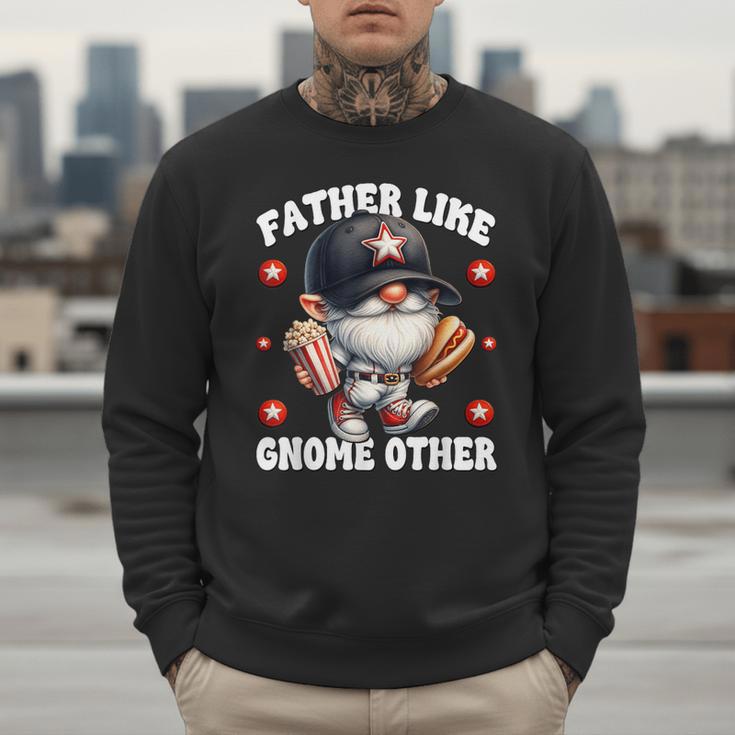 Baseball Dad Saying Hot Dog Gnome Pun For Fathers Day Men Sweatshirt Baseball Dad Saying Hot Dog Gnome Pun For Fathers Day Men Sweatshirt