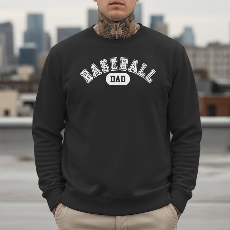 Baseball Dad School Sports Baseball Fan Father's Day Men Sweatshirt Baseball Dad School Sports Baseball Fan Father's Day Men Sweatshirt
