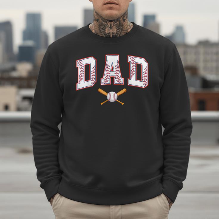 Baseball Dad Shirt Baseball Player Game Day Father's Day Men Sweatshirt Baseball Dad Shirt Baseball Player Game Day Father's Day Men Sweatshirt