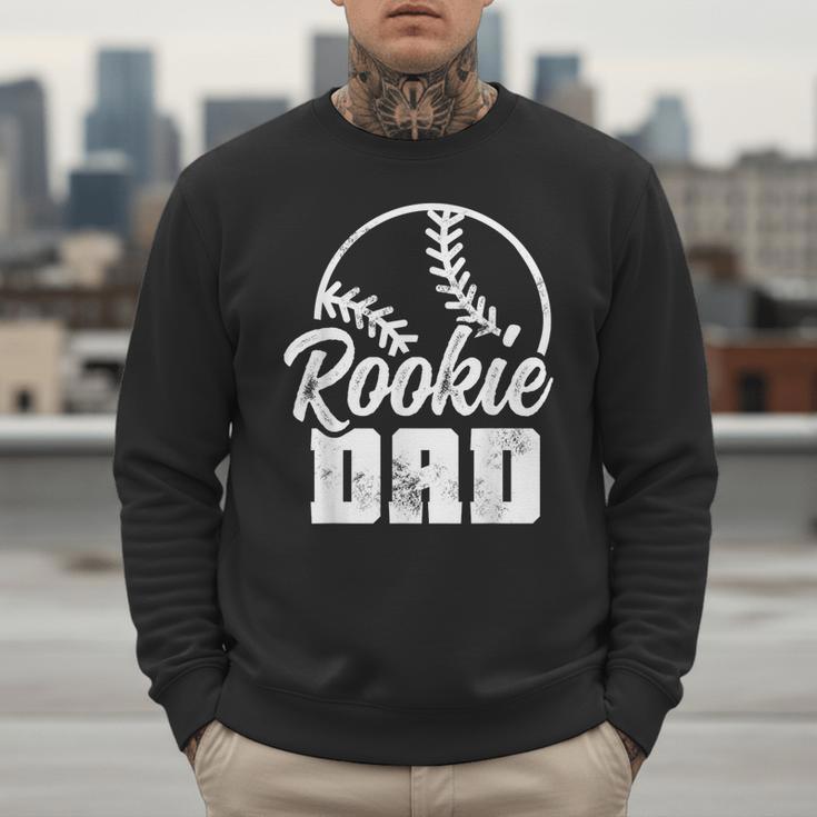 Baseball Dad Softball Game Rookie Dad Baseball Men Sweatshirt Baseball Dad Softball Game Rookie Dad Baseball Men Sweatshirt