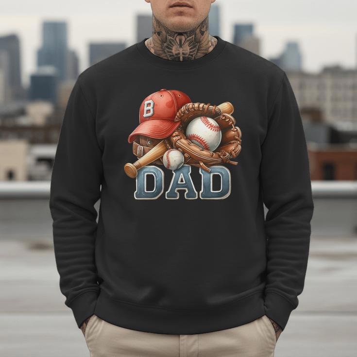 Baseball Dad Spectator Father's Day Game Day Youth Baseball Men Sweatshirt