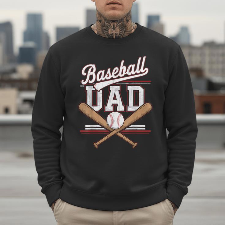 Baseball Dad Sports Lover Father's Day Father In Law Men Sweatshirt Baseball Dad Sports Lover Father's Day Father In Law Men Sweatshirt