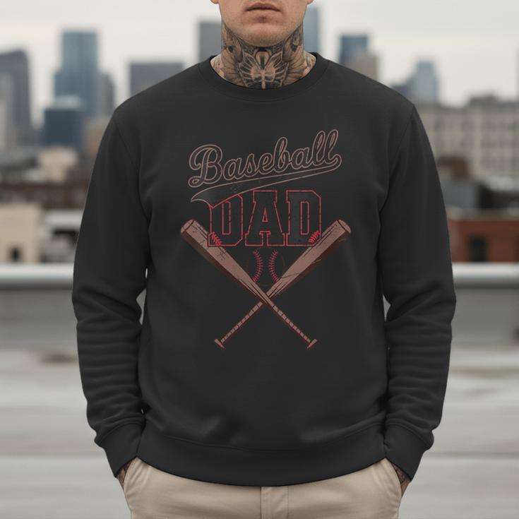 Baseball Dad Vintage Family Matching Father's Day Dad Life Men Sweatshirt Baseball Dad Vintage Family Matching Father's Day Dad Life Men Sweatshirt